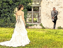 Im Stil einer Grafik